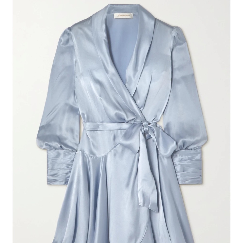 Zimmerman silk wrap dress